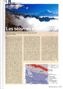 S�ismes en Himalaya