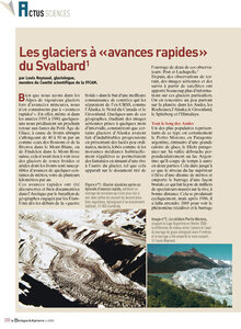 Les glaciers � 