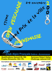 Open d'escalade d'Annemasse