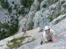 Stage grandes voies dans le Verdon
