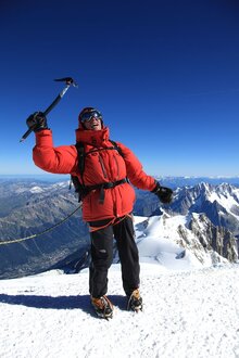 Michel Dimitrieff au mont Blanc