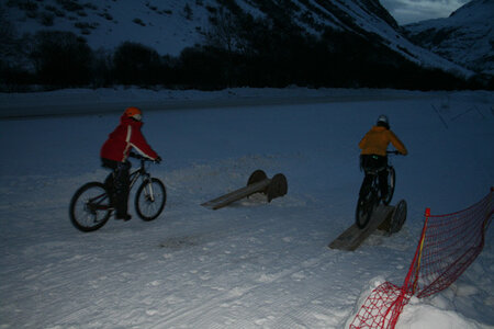 Contest de v�lo sur glace et dry