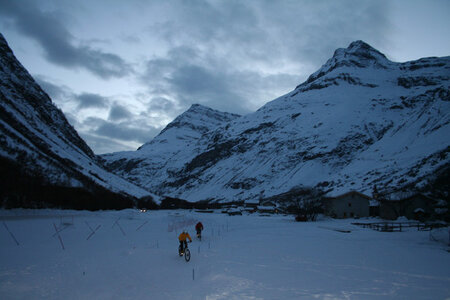 Contest de v�lo sur glace et dry