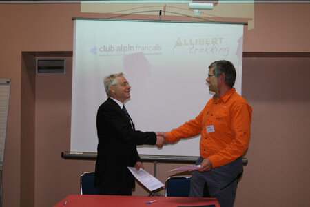 avec Jef Tripard, Allibert trekking