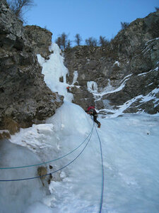 Groupe alpinisme promotion 74 - Cascade - mars08 �Batoux