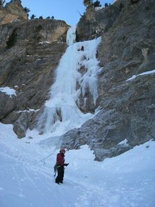 Groupe alpinisme promotion 74 - Cascade - mars08 �Batoux