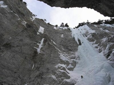 Rencontres escalade sur glace 2010�V.Devis