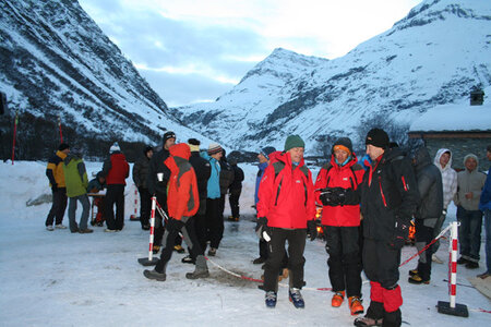 Contest de v�lo sur glace et dry