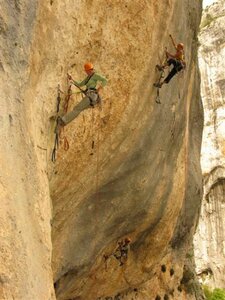Groupe Excellence alpinisme - Verdon09�C.Moulin