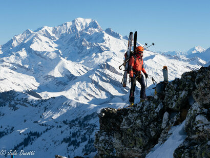 Le ski et snow board de randonnée, activités les plus representées par le Grands Parcours. Ici sur l'évènement d'Arêches Beaufort en 2022. © Julie Ducotté Le ski et snow board de randonnée, activités les plus representées par le Grands Parcours. Ici sur l'évènement d'Arêches Beaufort en 2022. © Julie Ducotté