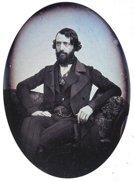 Eugène Viollet-le-Duc, 1814-1879, daguerréotype réalisé en 1848, auteur anonyme. Musée des Monuments Français. Paris Eugène Viollet-le-Duc, 1814-1879, daguerréotype réalisé en 1848, auteur anonyme. Musée des Monuments Français. Paris