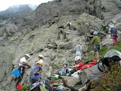 Sur un Grand Parcours Alpinisme dans les Pyrénées. Sur un Grand Parcours Alpinisme dans les Pyrénées.