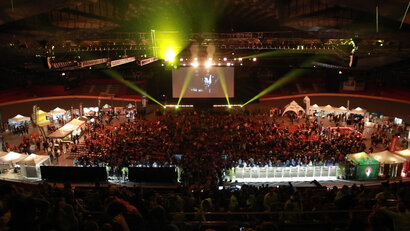 La soirée festive, en fin de congrès à Grenoble.
© Fanny Vandecandelaere La soirée festive, en fin de congrès à Grenoble.
© Fanny Vandecandelaere