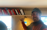 Bibliothèque du refuge du Couvercle et son gardien Bibliothèque du refuge du Couvercle et son gardien